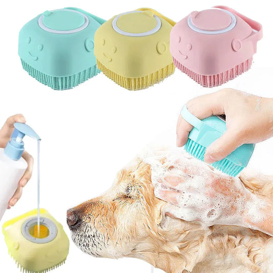 Gant de lavage et massage - Brosse silicone